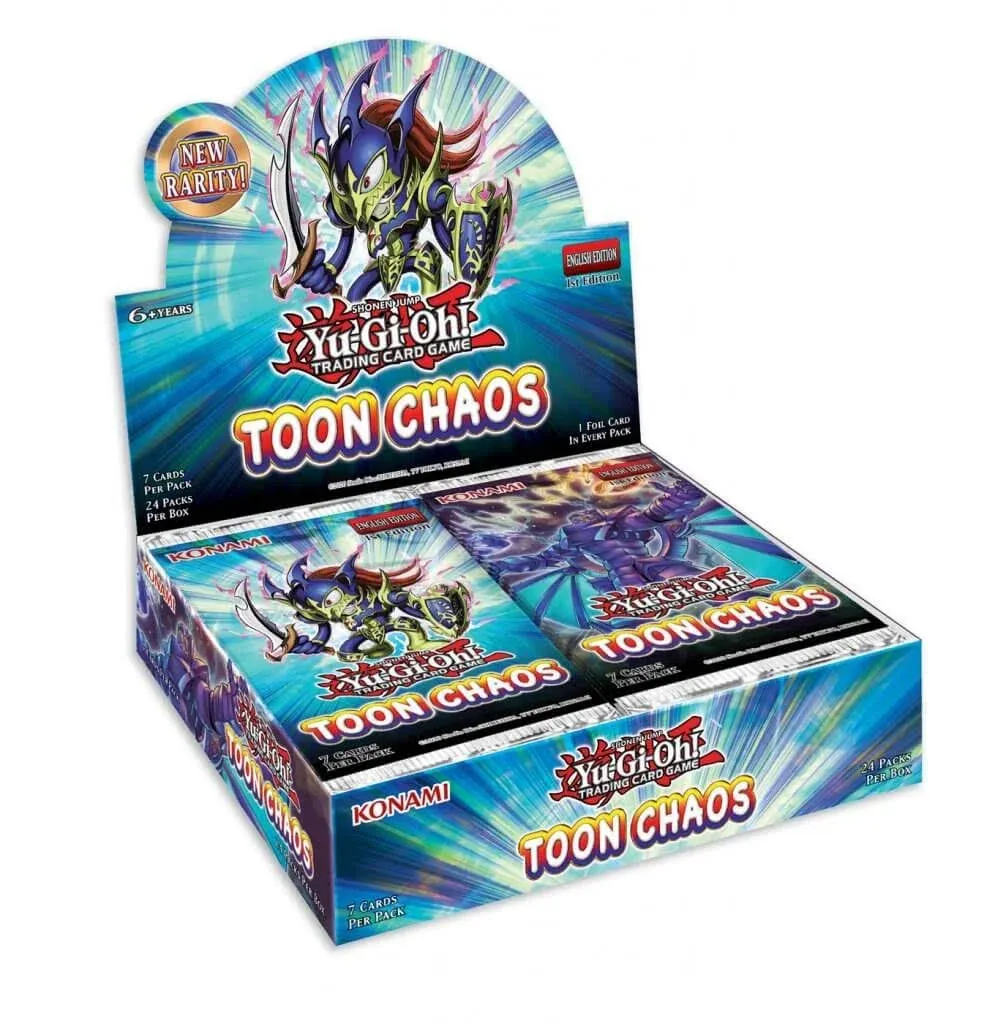 Yu-Gi-Oh Tochru Toon Chaos Booster Pack 1st Edition - 7 Cards