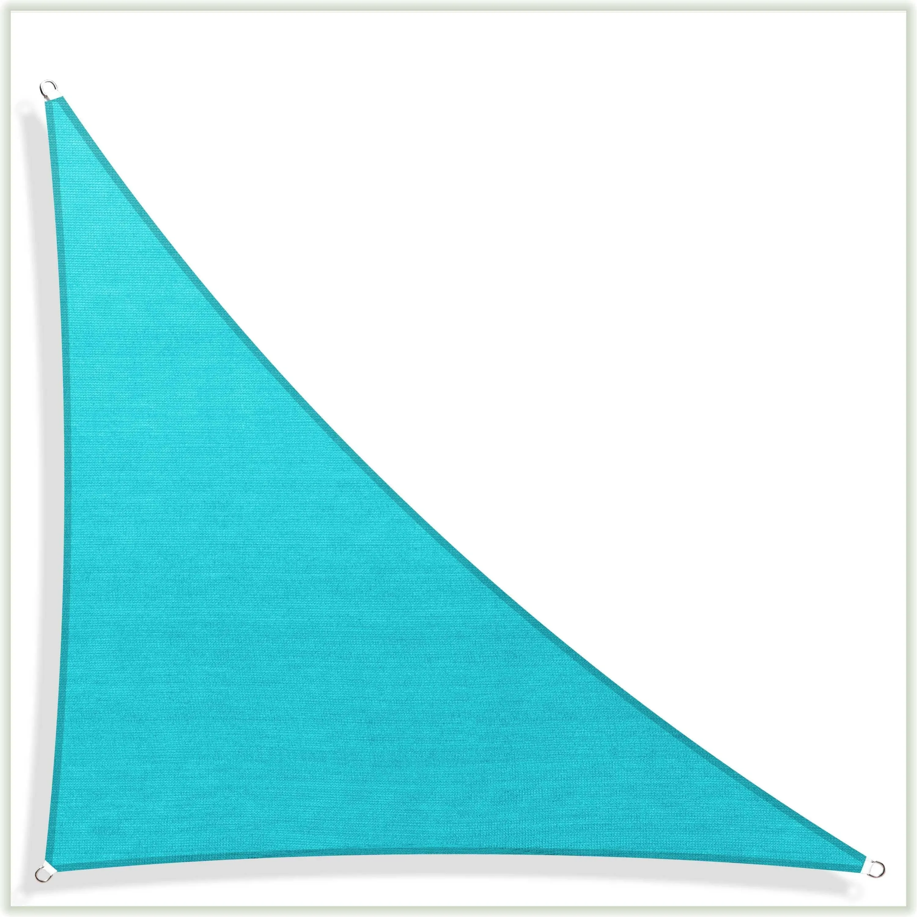 Right Triangle Sun Shade Sail Canopy, Commercial Grade, 7 Sizes, 8 Colors