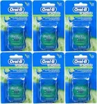 Oral-B 54 Yards Floss Satin Mint (6 Pieces)