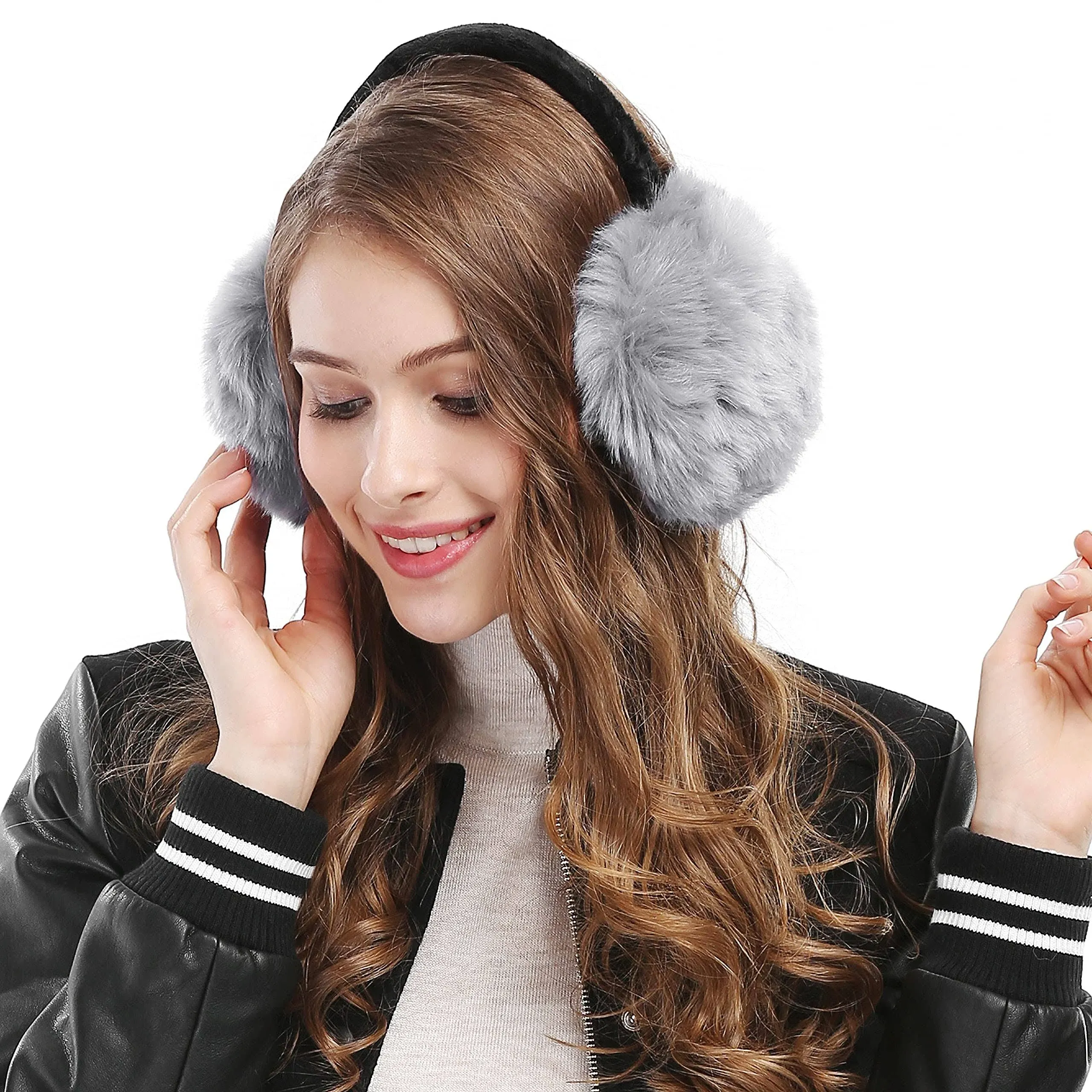 Bienvenu Lady Winter Fashion Simple Classic Ear Warmers Earmuffs Ear Muffs