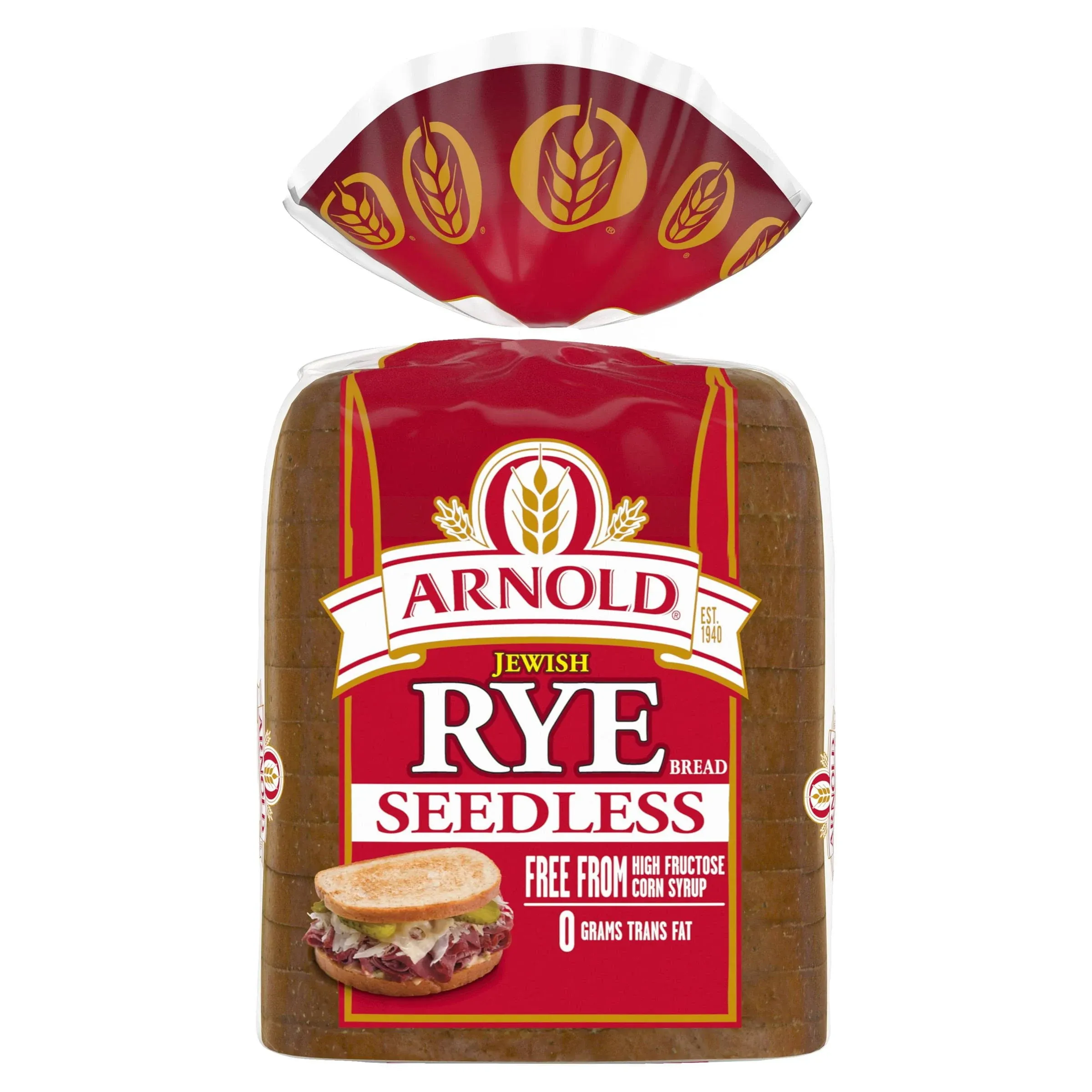 Arnold Rye Bread, Seedless, Jewish - 1 lb