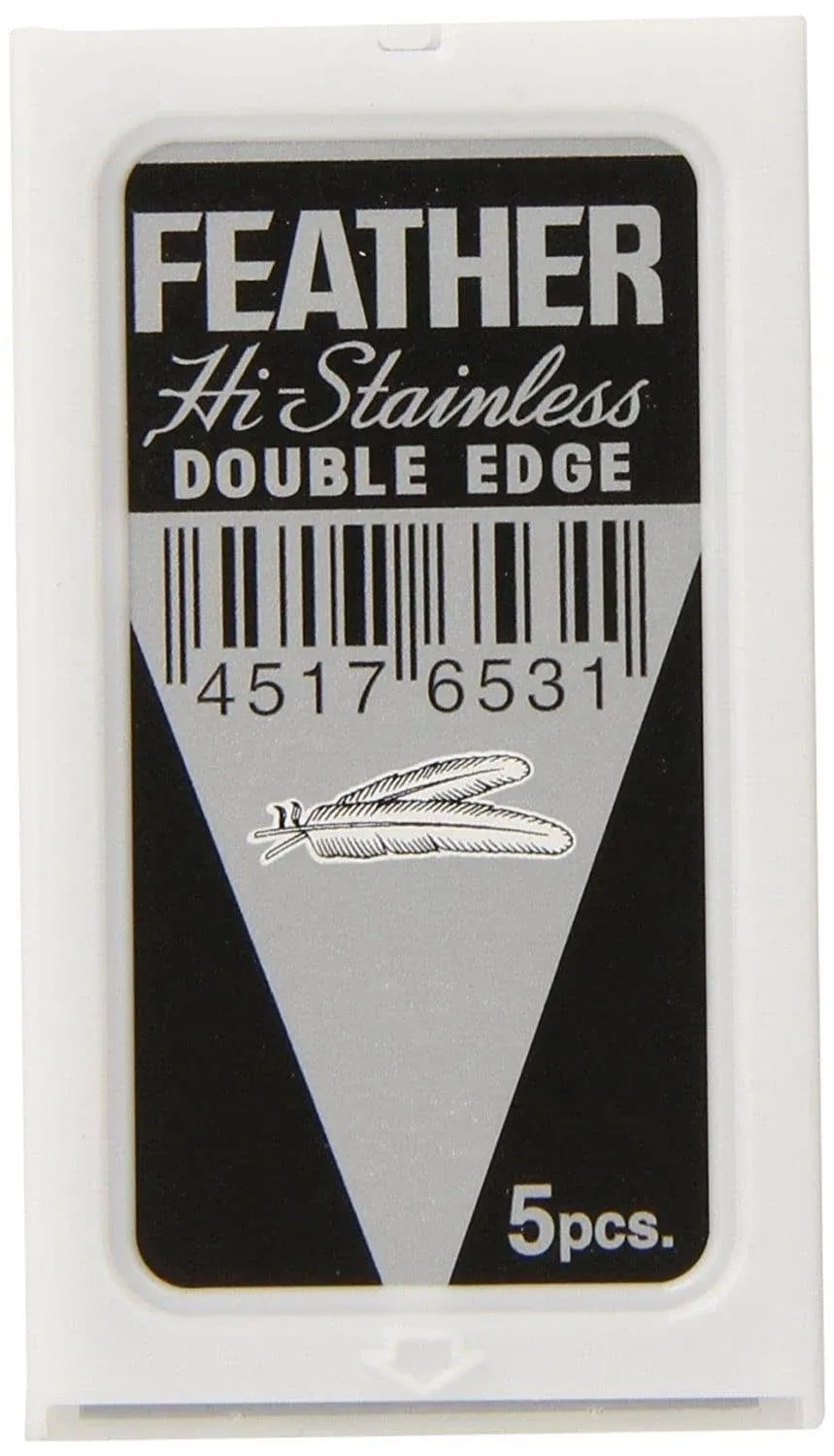 Double-Edge Replacement Blades / 5 Pack by Feather