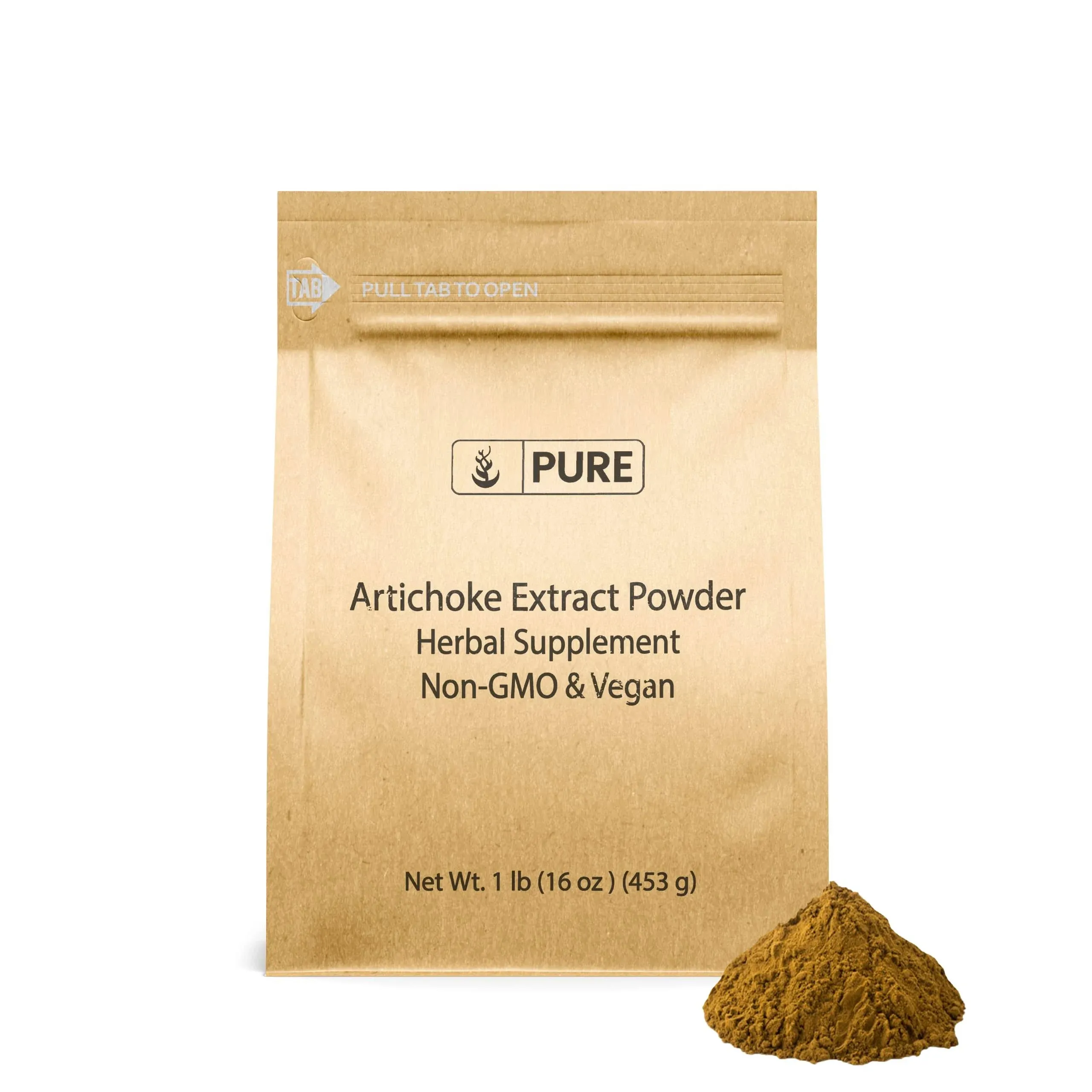 PURE ORIGINAL INGREDIENTS Artichoke Extract Powder (1 lb), No Additives or Fillers, Non-GMO