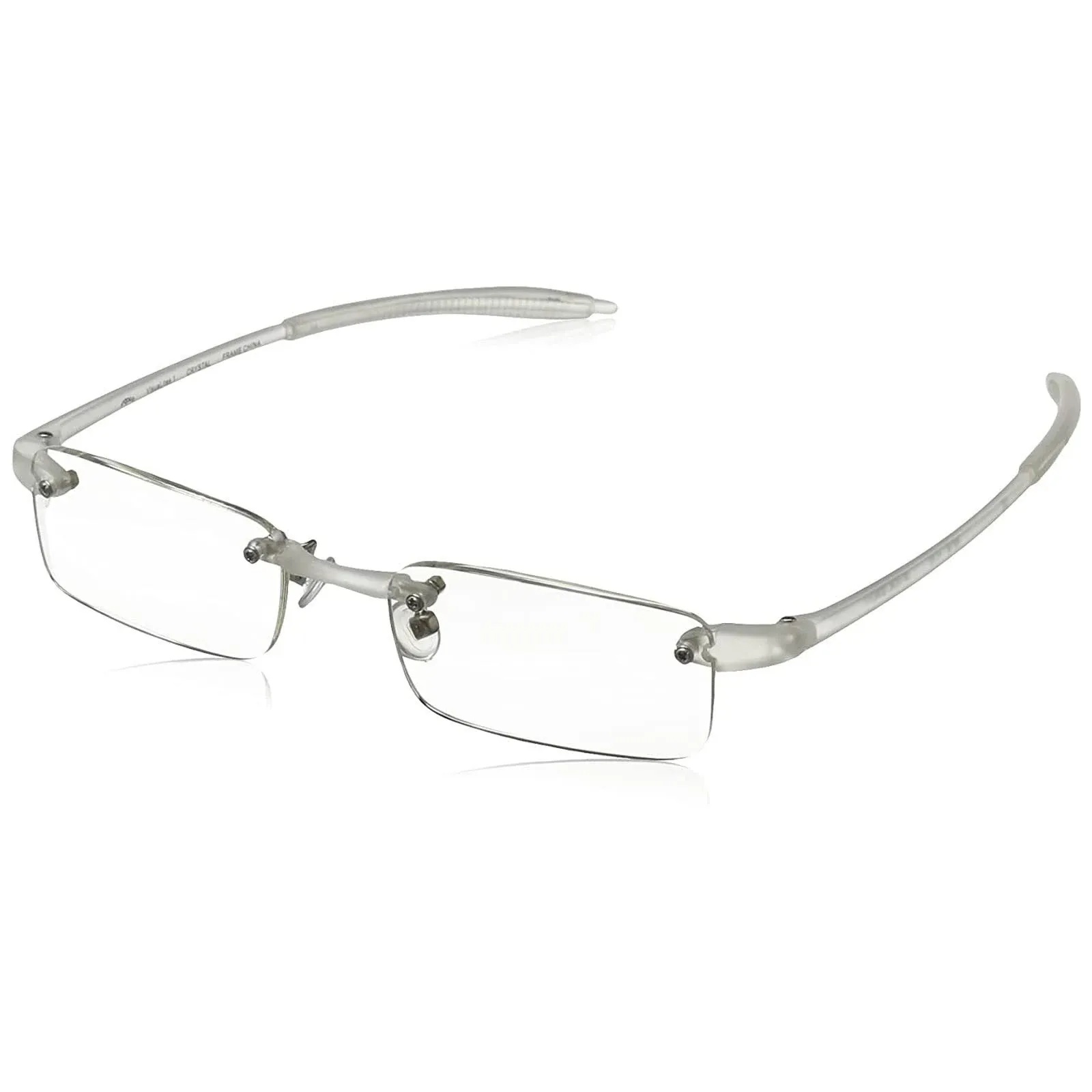 Visualites 1 Crystal 4.00 Rectangle Reading Glasses