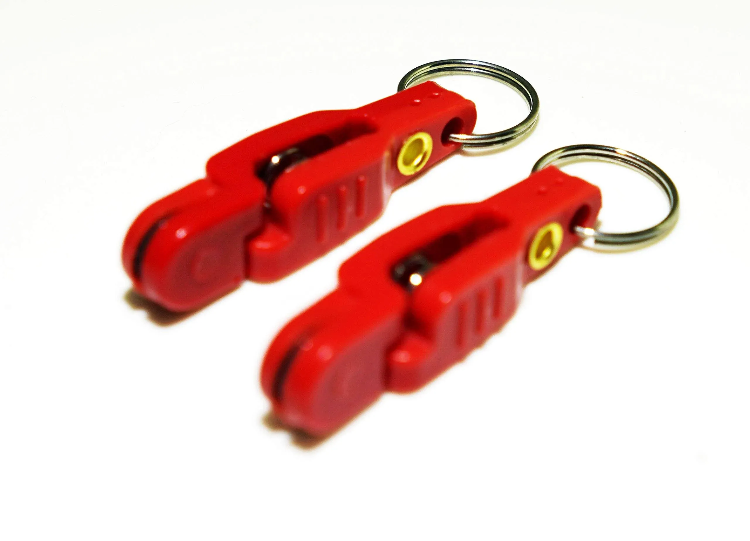 Lures Snap Weights for trolling - Red Clip (Red - 2 Clips per Pack)