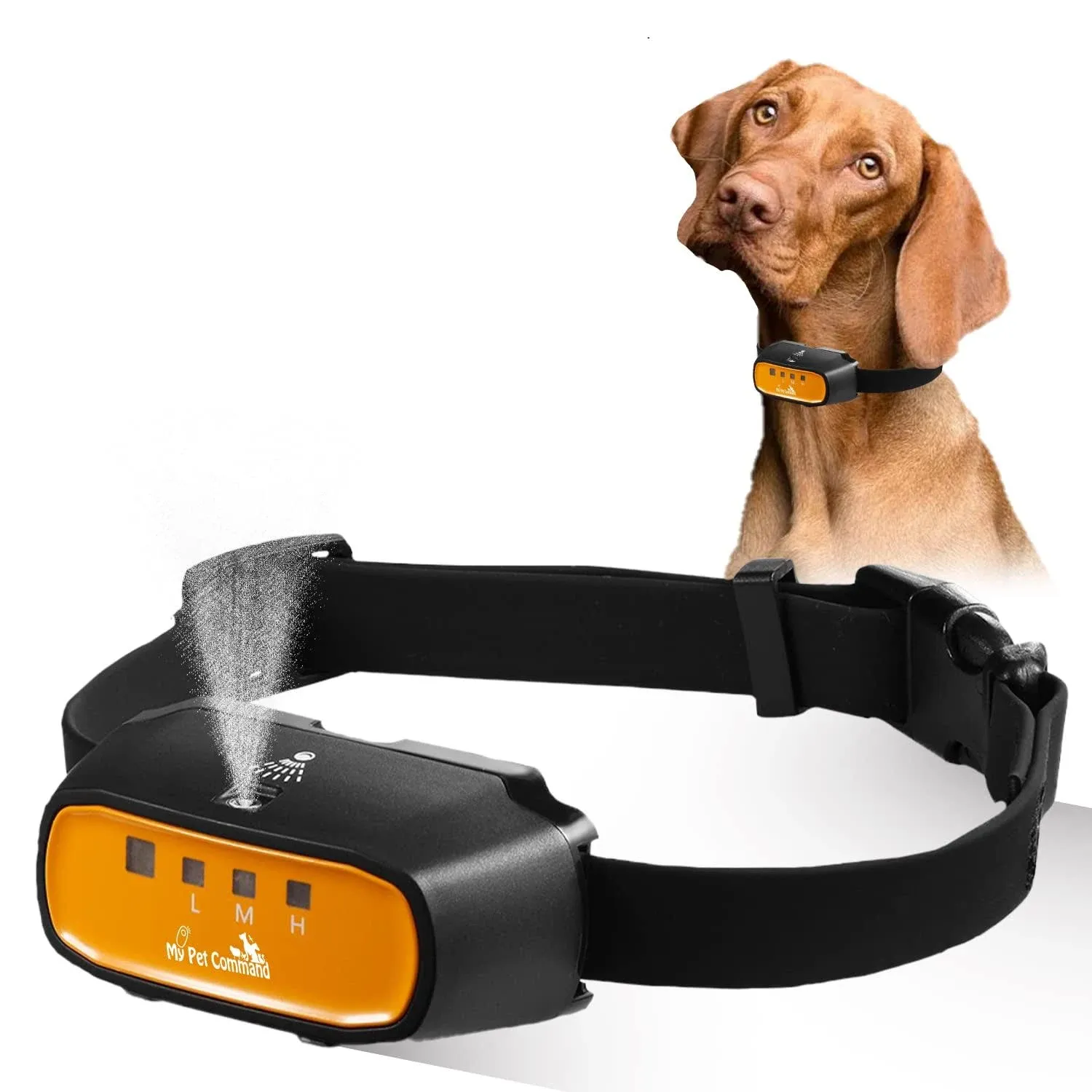 2 in 1 Auto/Manual Citronella Spray Safe Anti Bark Dog Training Collar with Remote