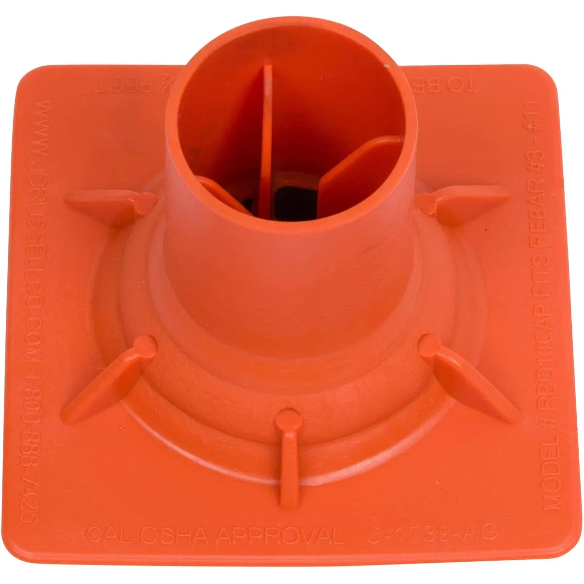 Premium OSHA REBAR CAPS SPEC-Cap Impalement REBAR Cover - FITS REBAR #3 - #11.(Box of 24 Pieces).