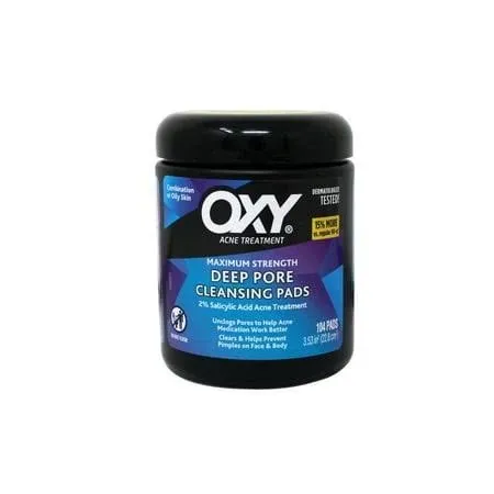 OXY Deep Pore Cleansing Pads - 104.0 ea