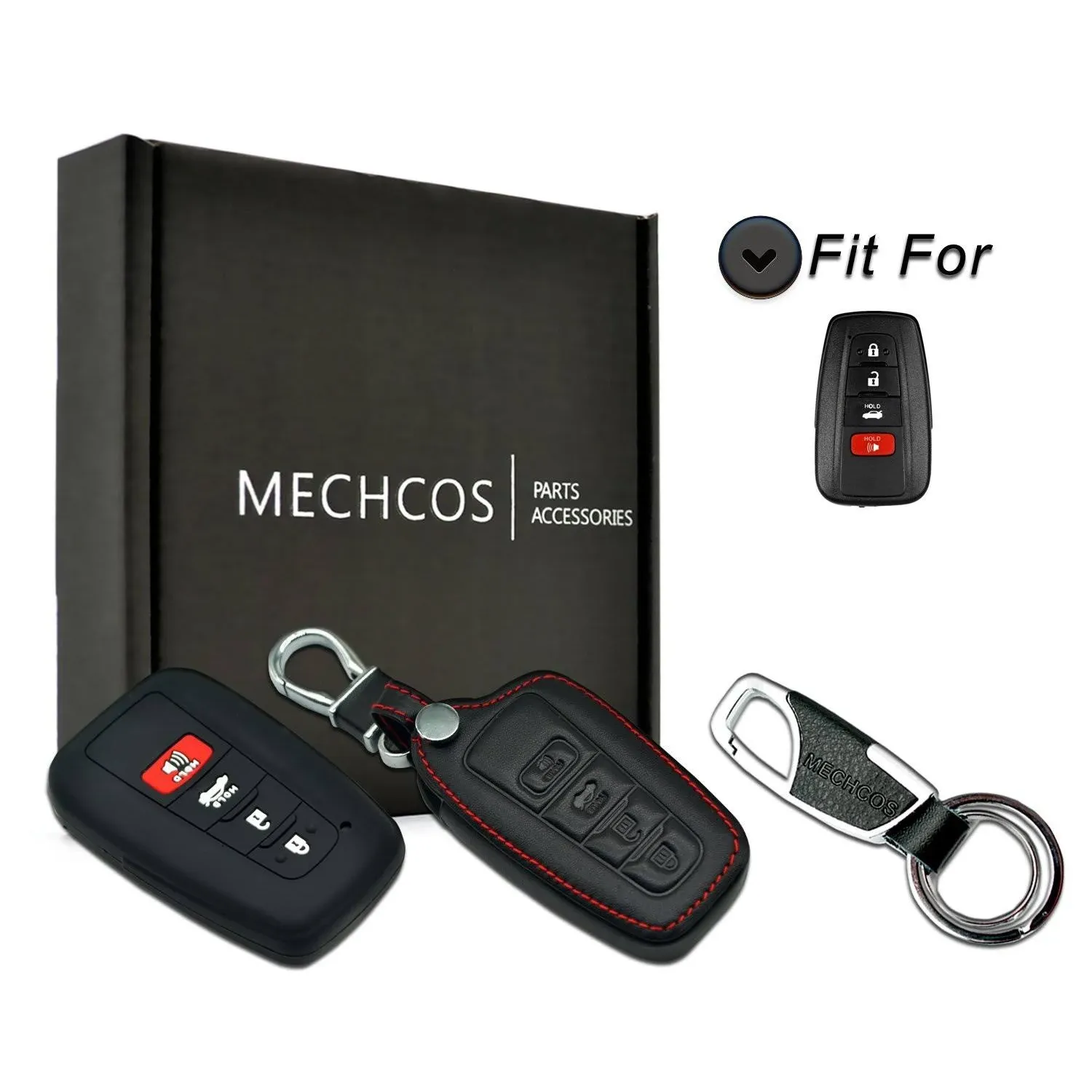 Mechcos Leather Key Fob Cover Case Protector