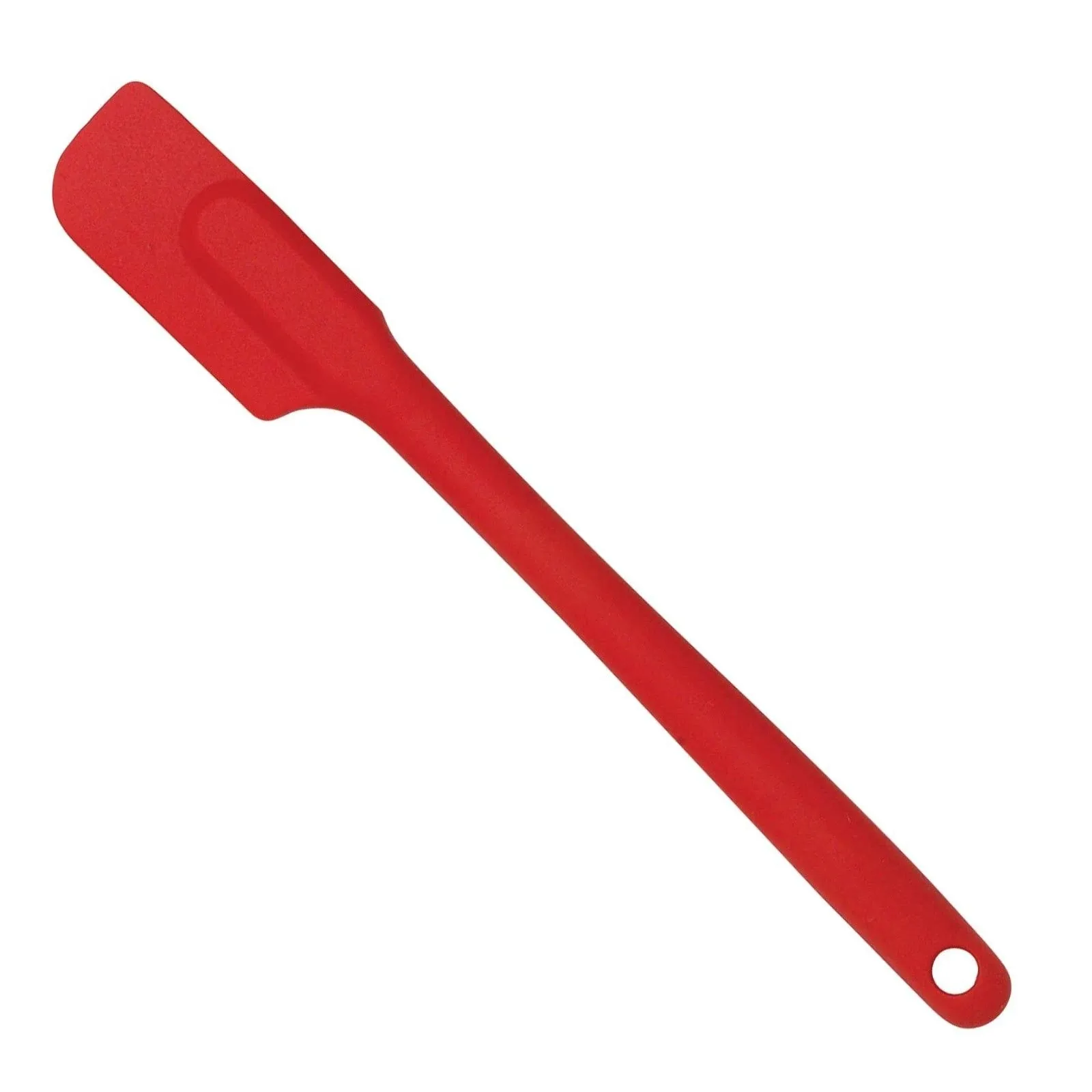 Mrs. Anderson's Baking Slim Spatula, Heat-Resistant Flexible Nonstick Silicone, 10-Inches, Cherry