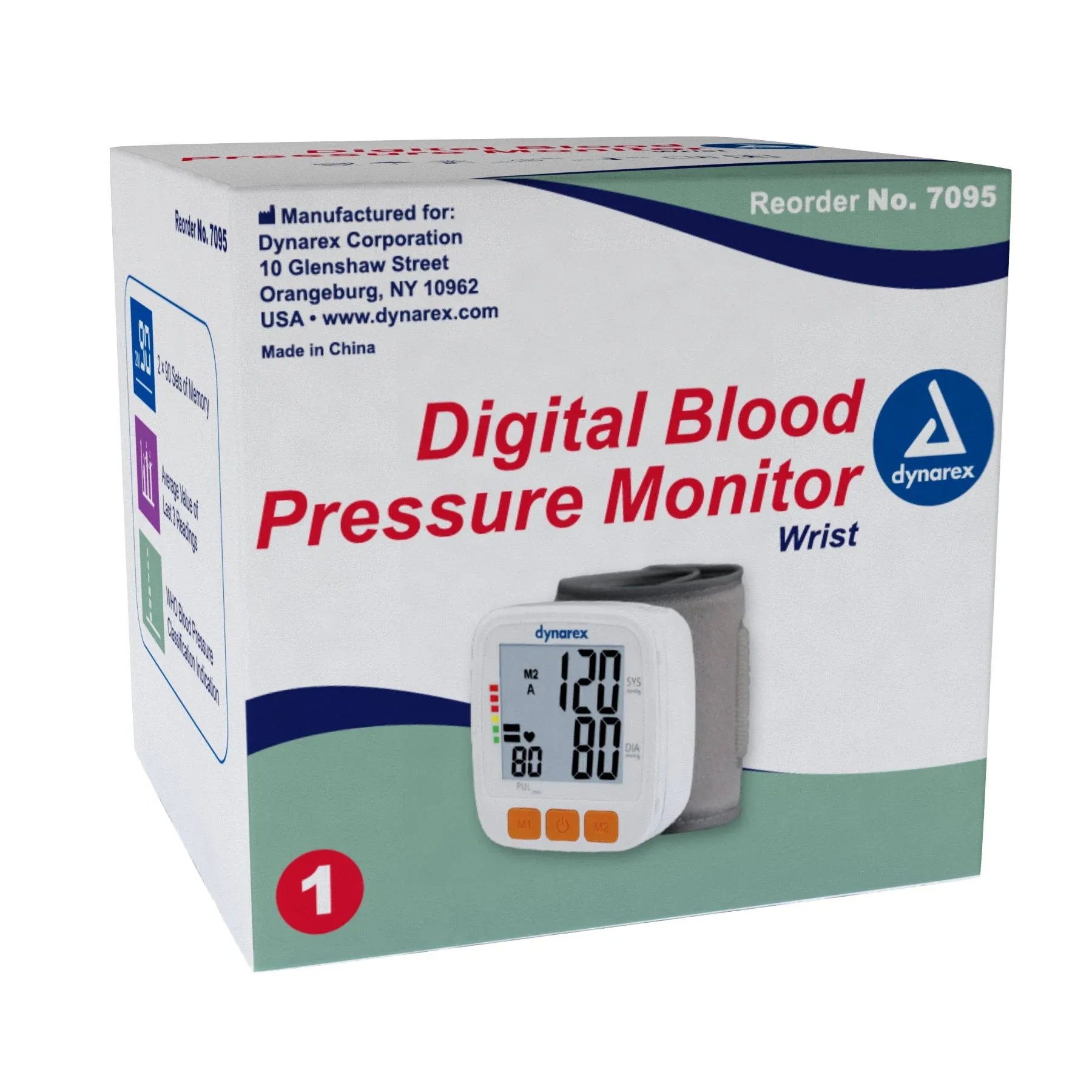 Dynarex 7096 Digital Blood Pressure Monitor - Upper Arm