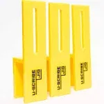 18mm (11/16") Set of 3 Woodwork & Carpentry Jigs - Makes Scribing Fillers, Toe Kicks and Ceiling Scribes easy, ideal for Carpenters, Joinery, Furniture and Cabinet Installing