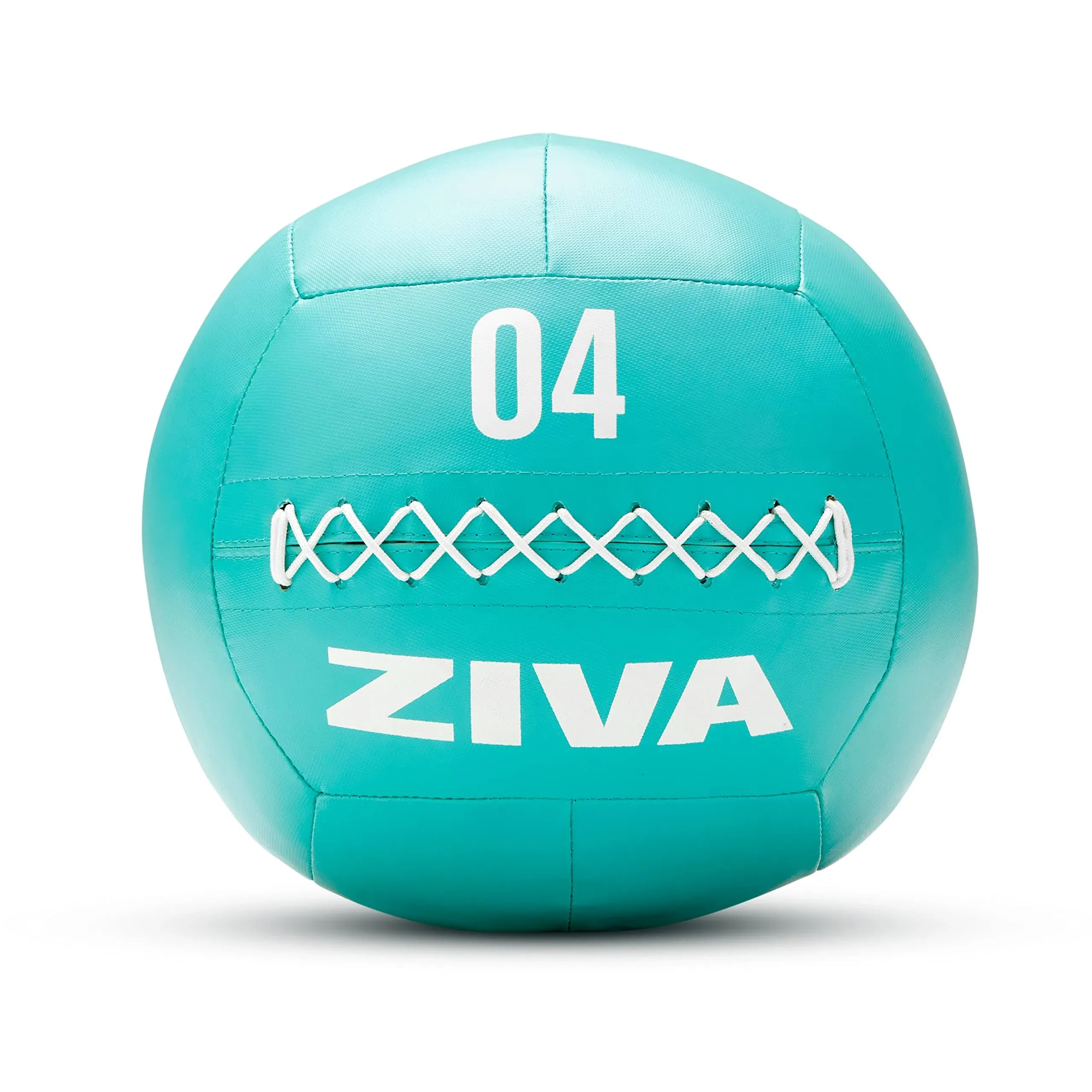 ZIVA Soft Wall Ball – Highly Durable Weighted Exercise Medicine Slam Ball for Strength and Conditioning Workout - Multiple Color, Weight Available