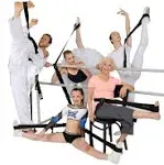 Si-Stretcher Stretching and Flexibility aid for Martial Artists, Dancers, Gymnasts, Cheerleaders, Physical Therapy, Yoga, Pilates & Athletes A Comfortable Stretching Band/Strap