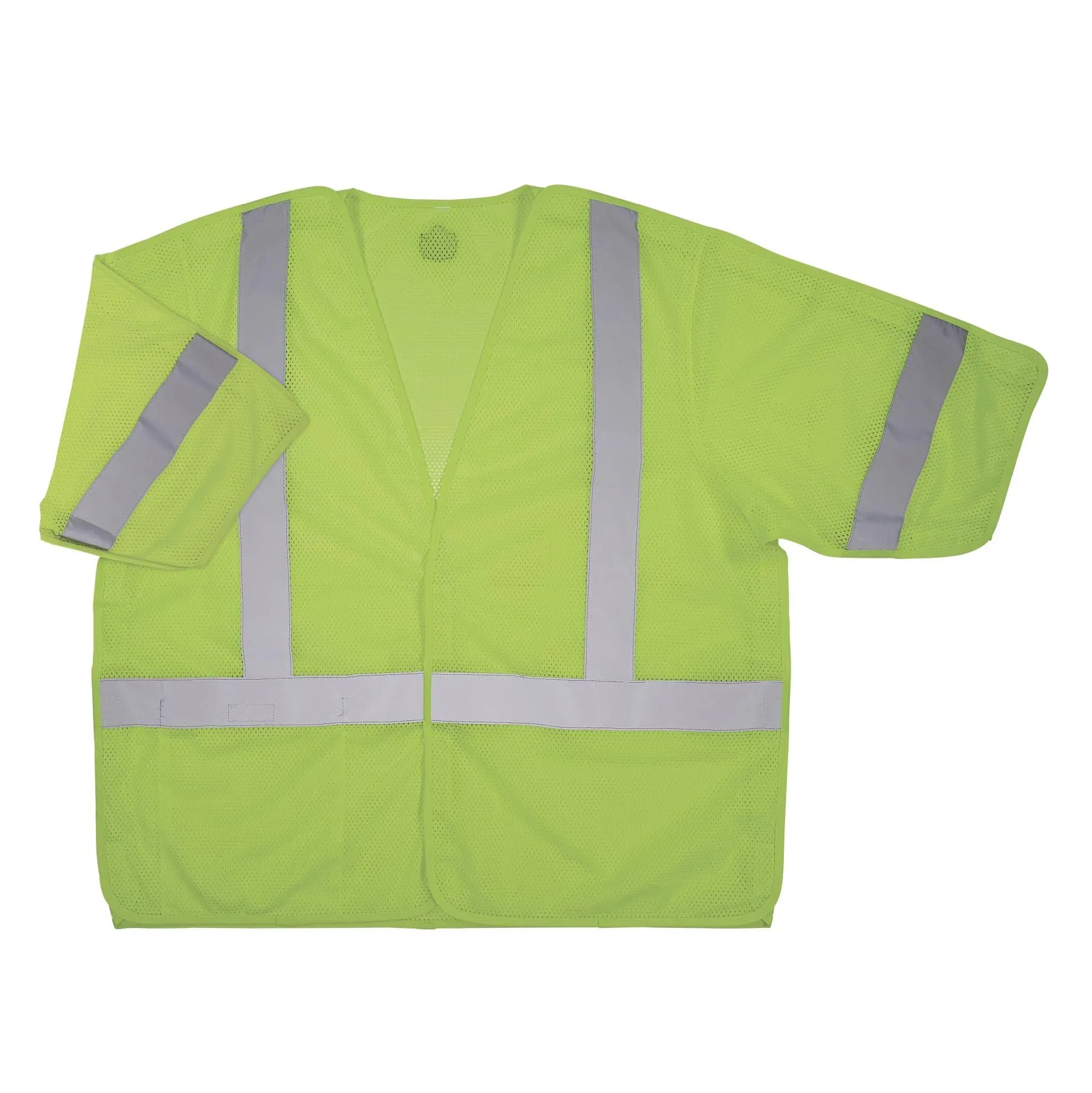 Ergodyne GloWear 8315BA Hi-Vis Breakaway Safety Vest, ANSI Class 3, S/M, Lime