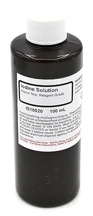 Aldon Innovating Science Laboratory-Grade Iodine Solution, 100mL - The Curated Chemical Collection