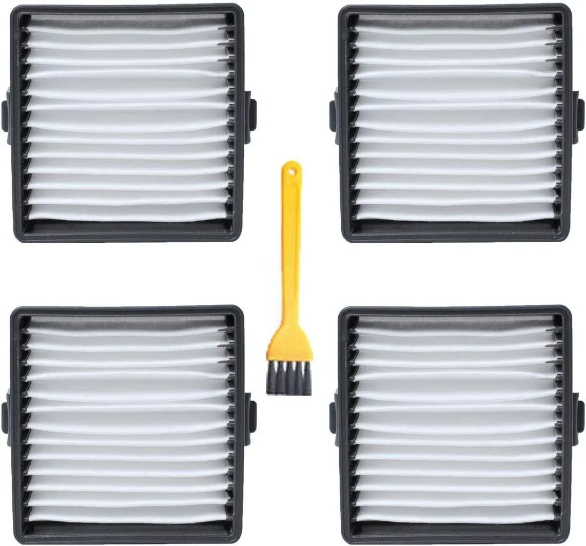 A32VC04 Filter, Hand Vacuum Filter Support Assembly Compatible with Ryobi P712 P713 P714K, Replace 019484001007 533907001 (4 Packs)