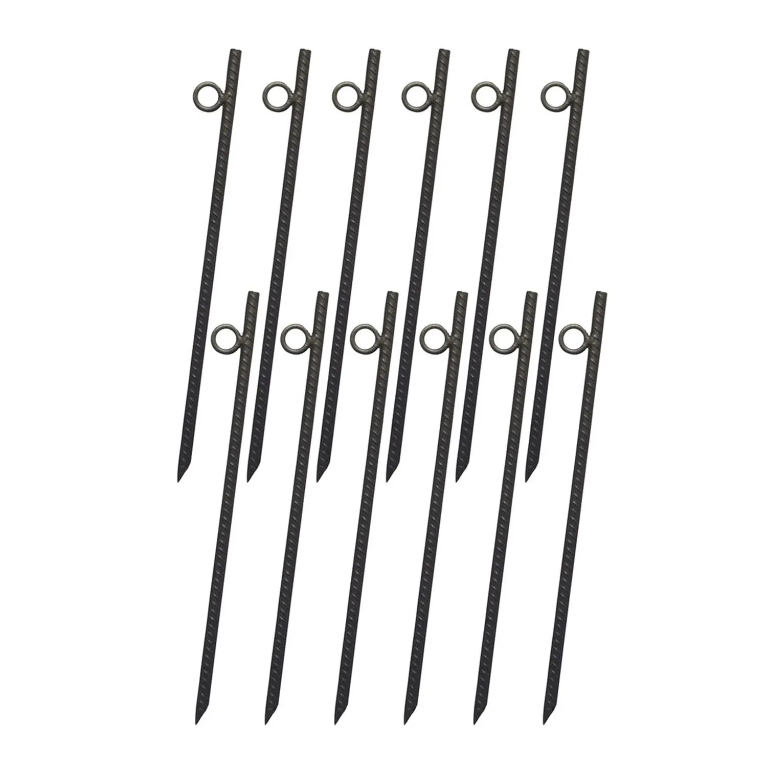 Yard Tuff Grip Rebar 18-Inch Tent &amp; Canopy Stakes (12 Pack) (Used)