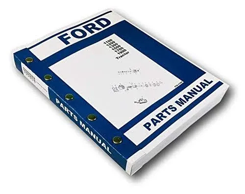 Ford 1100 1200 1300 1500 1700 1900 Tractor Parts Assembly Manual Catalog