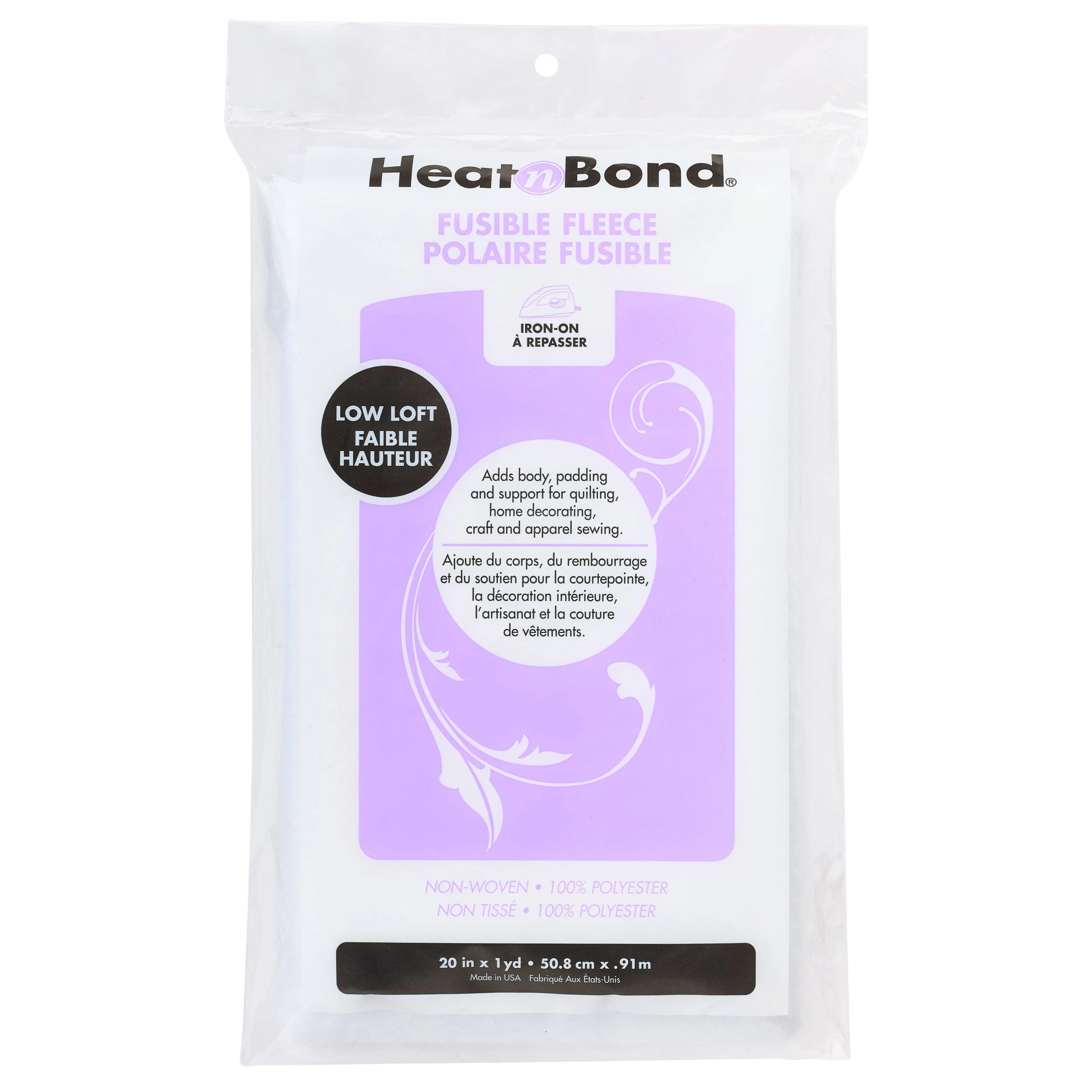 HeatnBond No-Sew Fusible Fleece