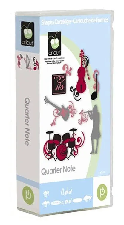 Cricut Cartridge, Quarter Note