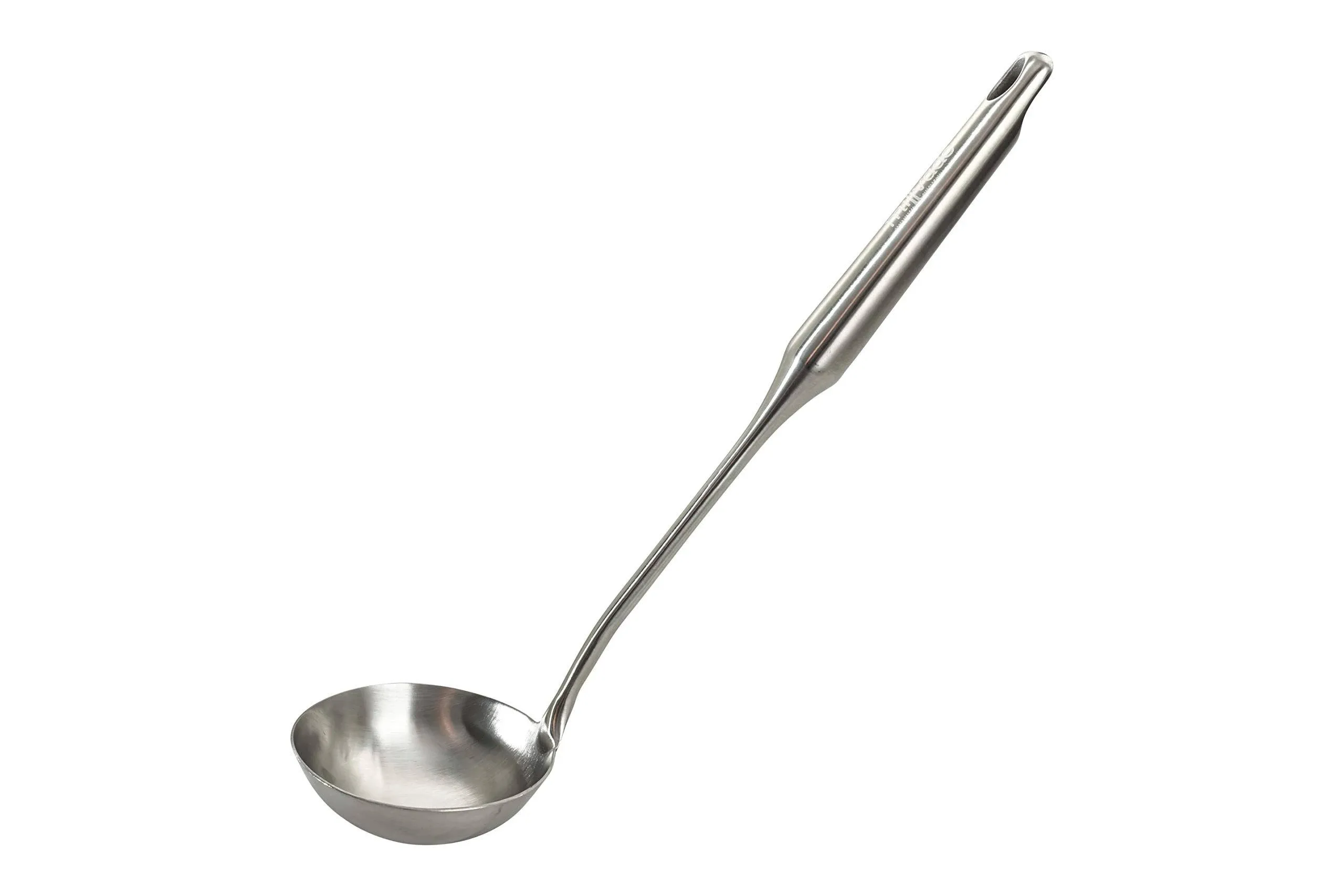 Millvado Ladle, Stainless Steel Soup Ladle, Metal Ladle for Serving or Cooking Hot Soup, Dishwasher Safe, Heavy-Duty Cookware and Kitchen Gadgets