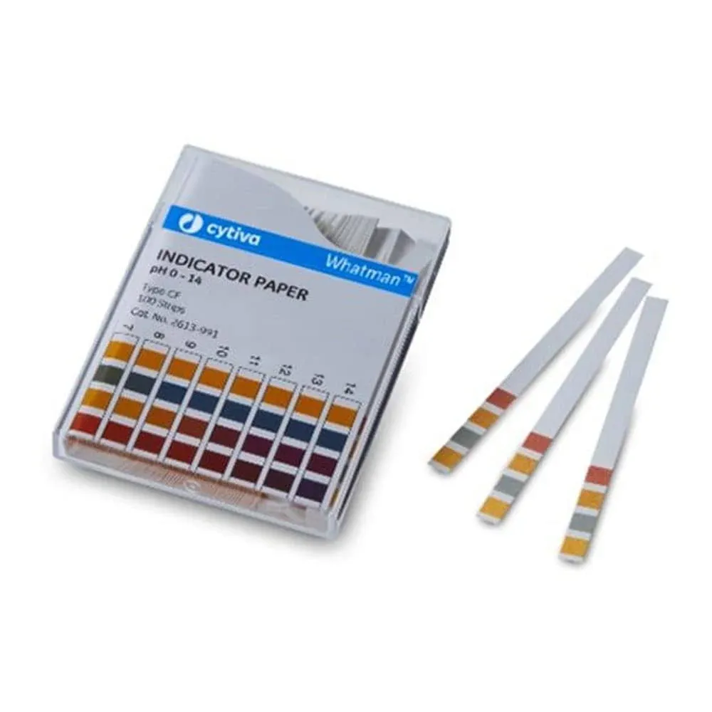 Whatman 2613-991 PH Indicator Strips, 6mm x 80mm, PH Range 0.0-14.0, Color Bonded ...