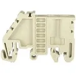 Dinkle SS2 DIN Rail Terminal Block End Bracket 32mm 35 mm Rail, Pack of 50