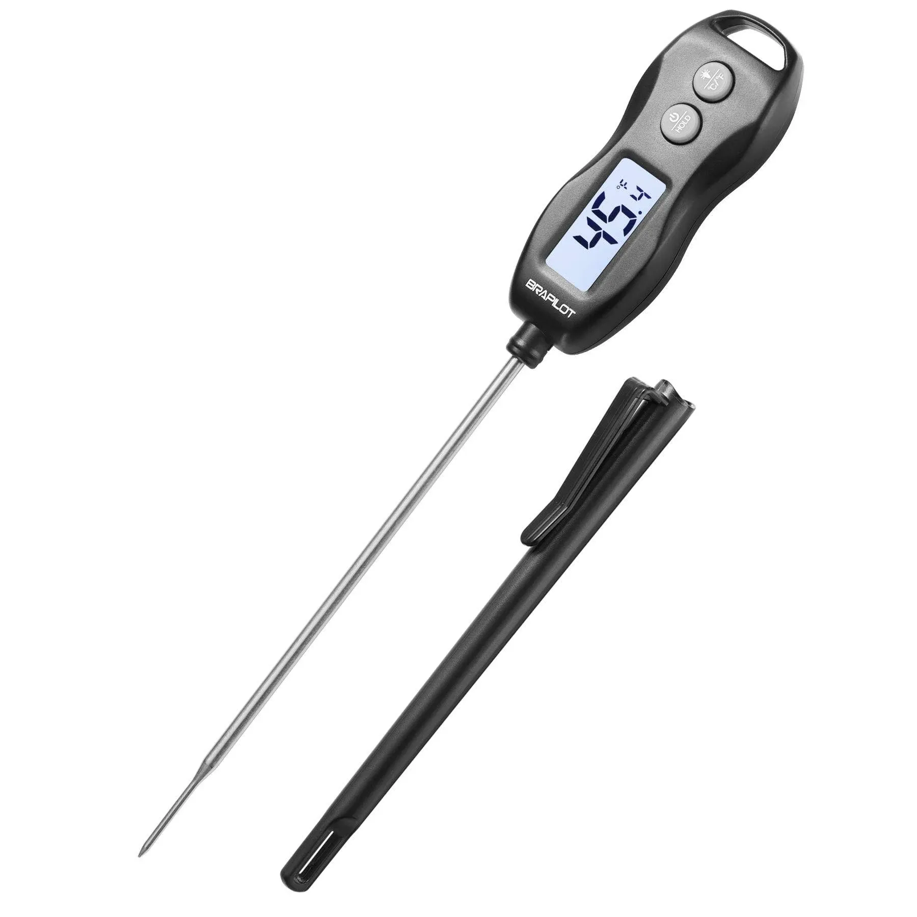 BRAPILOT Digital Food Meat Candy Thermometer - FT200 Instant Read Probe ...