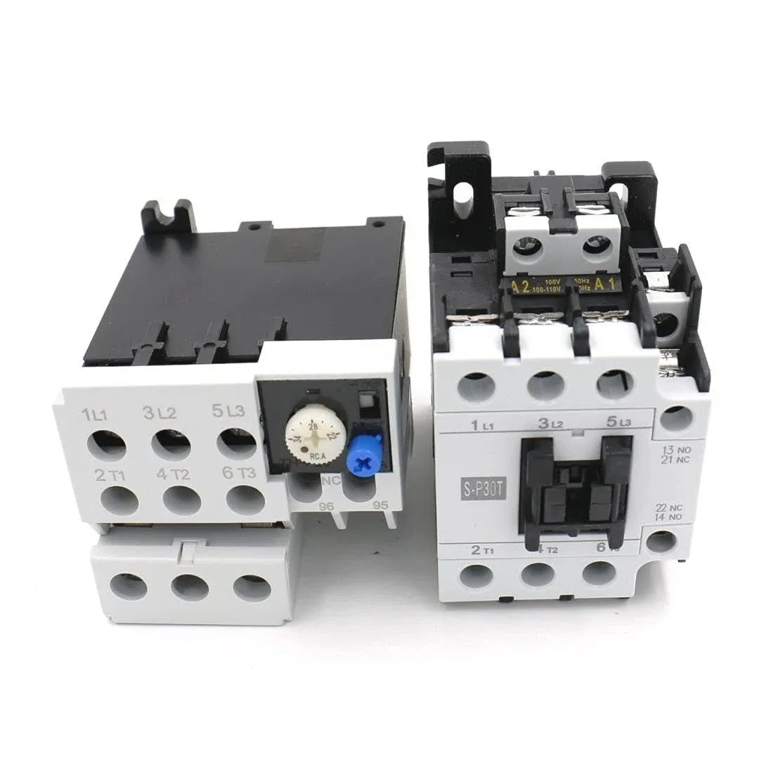 Baomain Shihlin Electric Contactor S-P30T 110V + TH-P20 ETA 22-34A Thermal Ov...