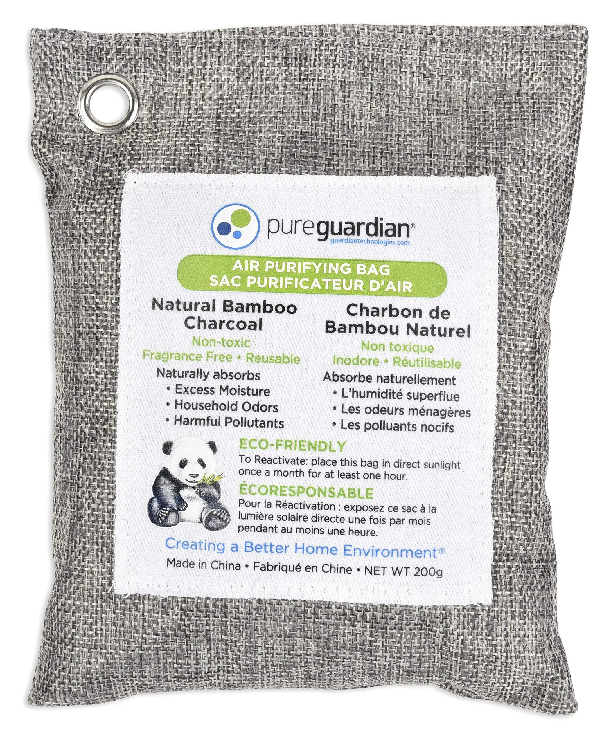 PureGuardian CB200 Bamboo Charcoal 200g Air Purifying Bag