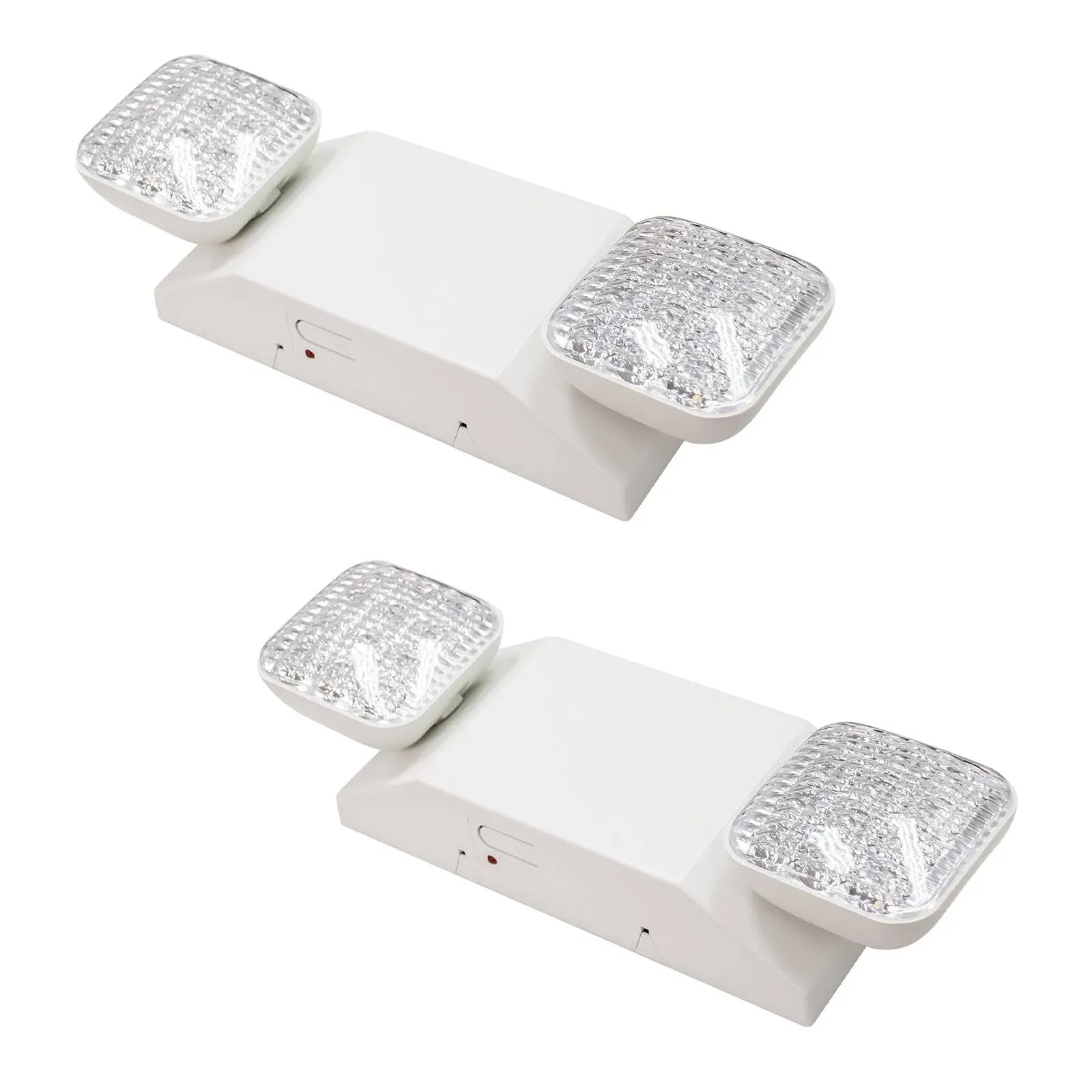 Commercial Emergency Lights With Battery Backup,Two Adjustable Led Light Fixtures,UL Certified,2 Packs