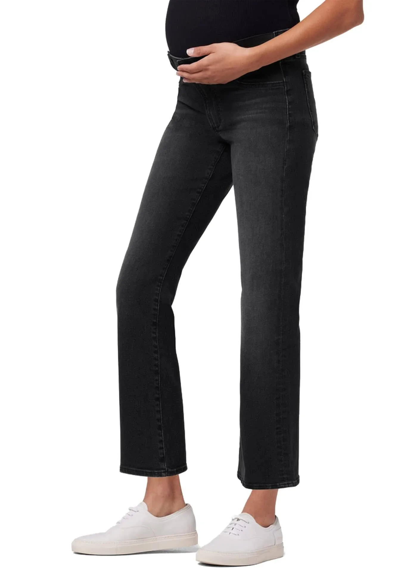 Joe's The Icon Crop Bootcut Maternity Jeans in Delphine