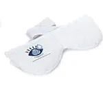 Heated Eye Mask - Soothing Warm Compress for Temporary Relief of Irritated Eyes, Dryness, Crusty Eyelids, Eyelid Bumps- Rejuvenate Your Eyes with Gentle Heat & Cold Therapy - White