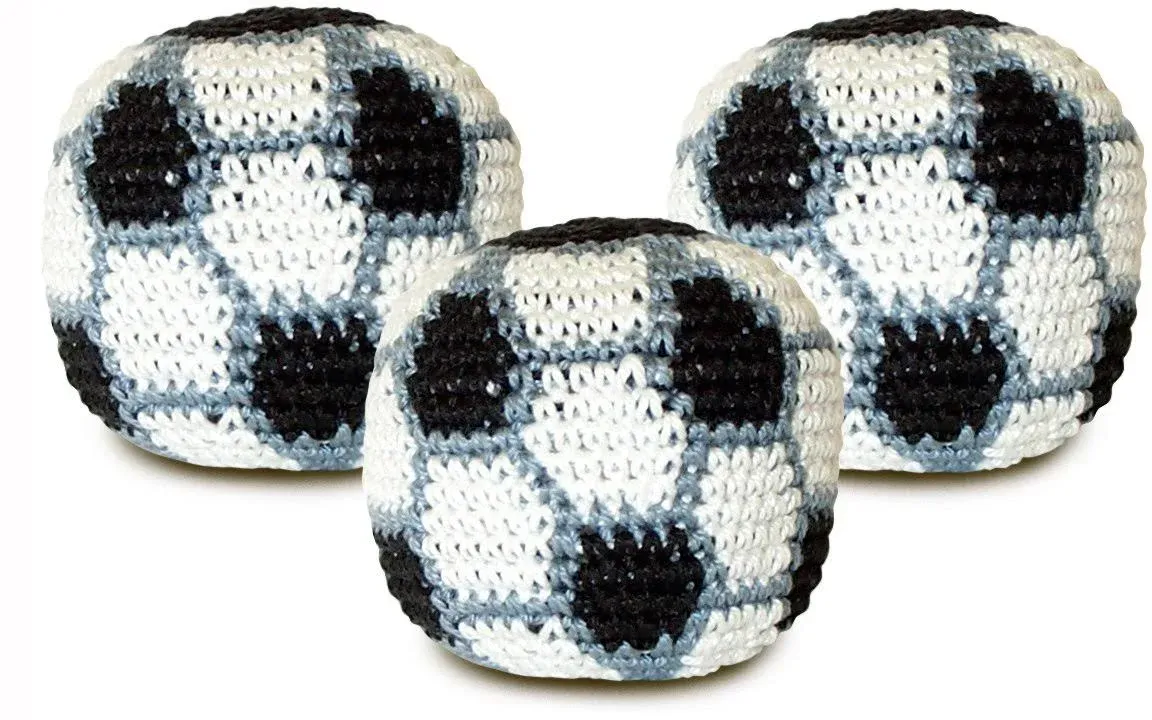 World Footbag Soccer Hacky Sack Crocheted Footbag