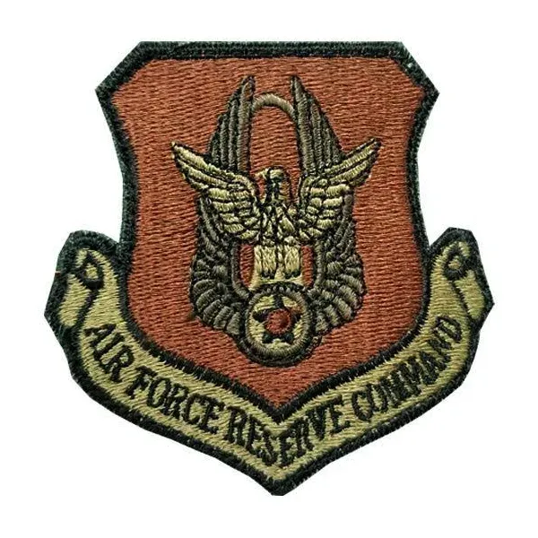 U.S. Air Force Reserve Command Spice Brown OCP Patch W/ Hook Fastener