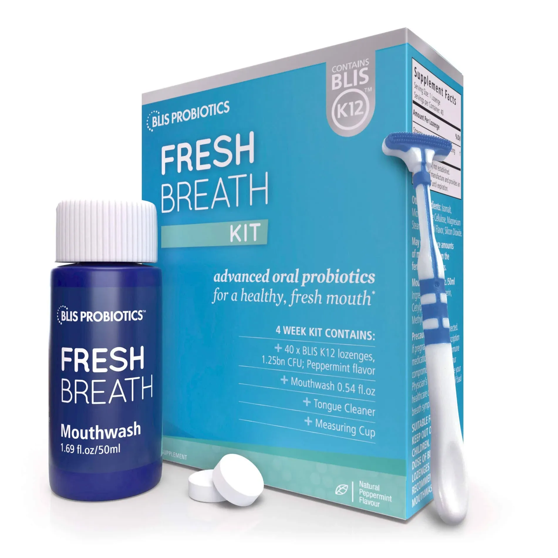 Blis Fresh Breath Kit with Potent Blis K12 Oral Probiotics | Clinically Proven ...