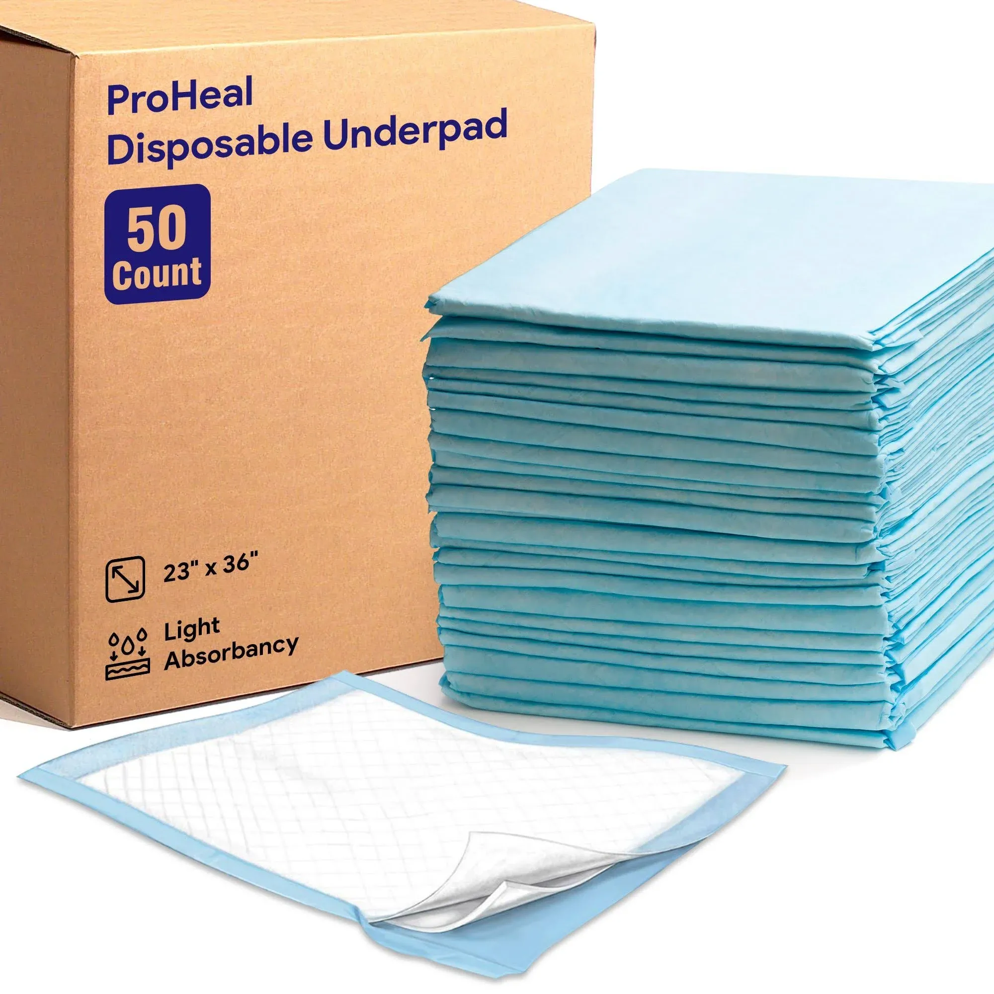 Light Absorbent Underpads - 23" x 36"