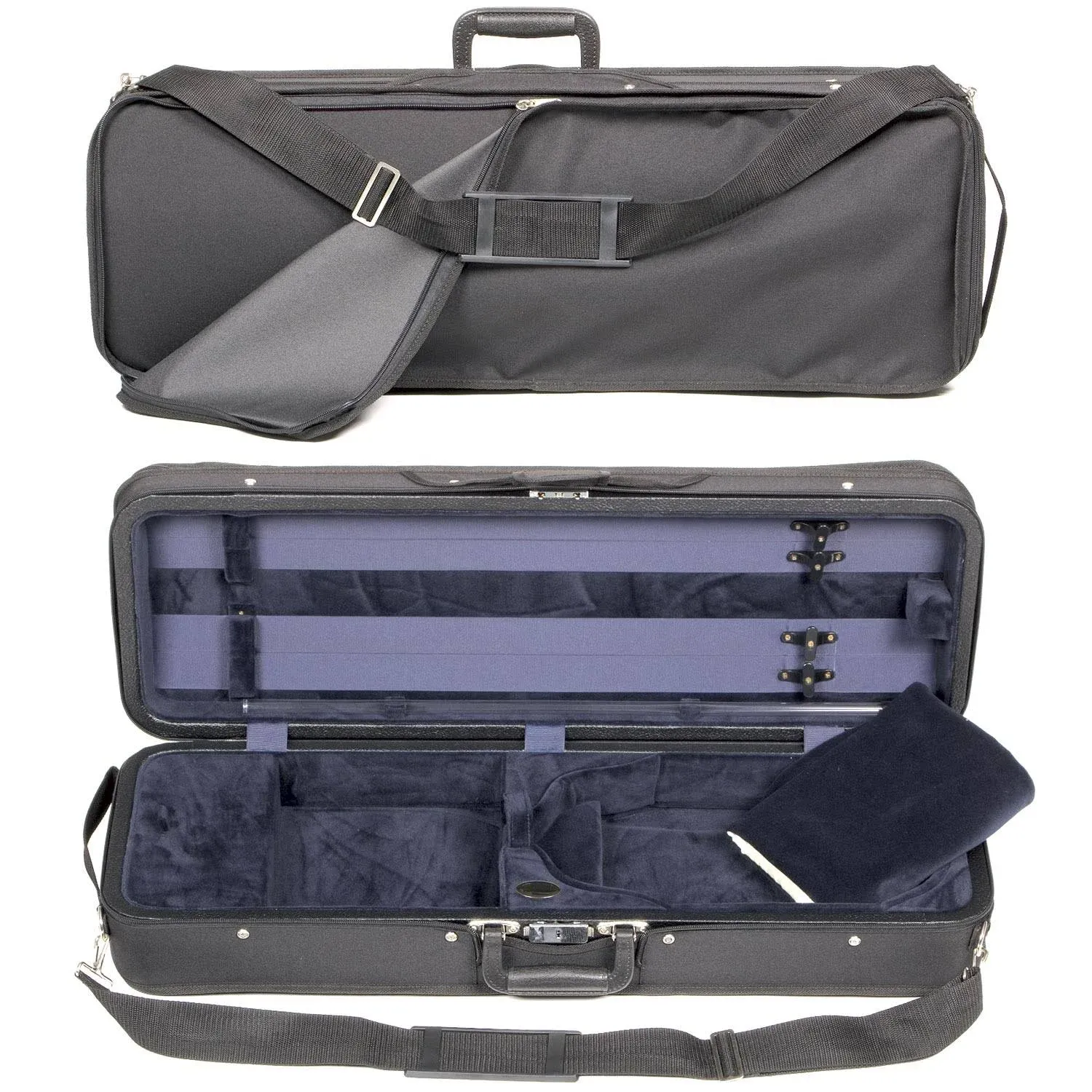 Bobelock Featherlite 1003 Oblong Black/Blue 4/4 Violin Case