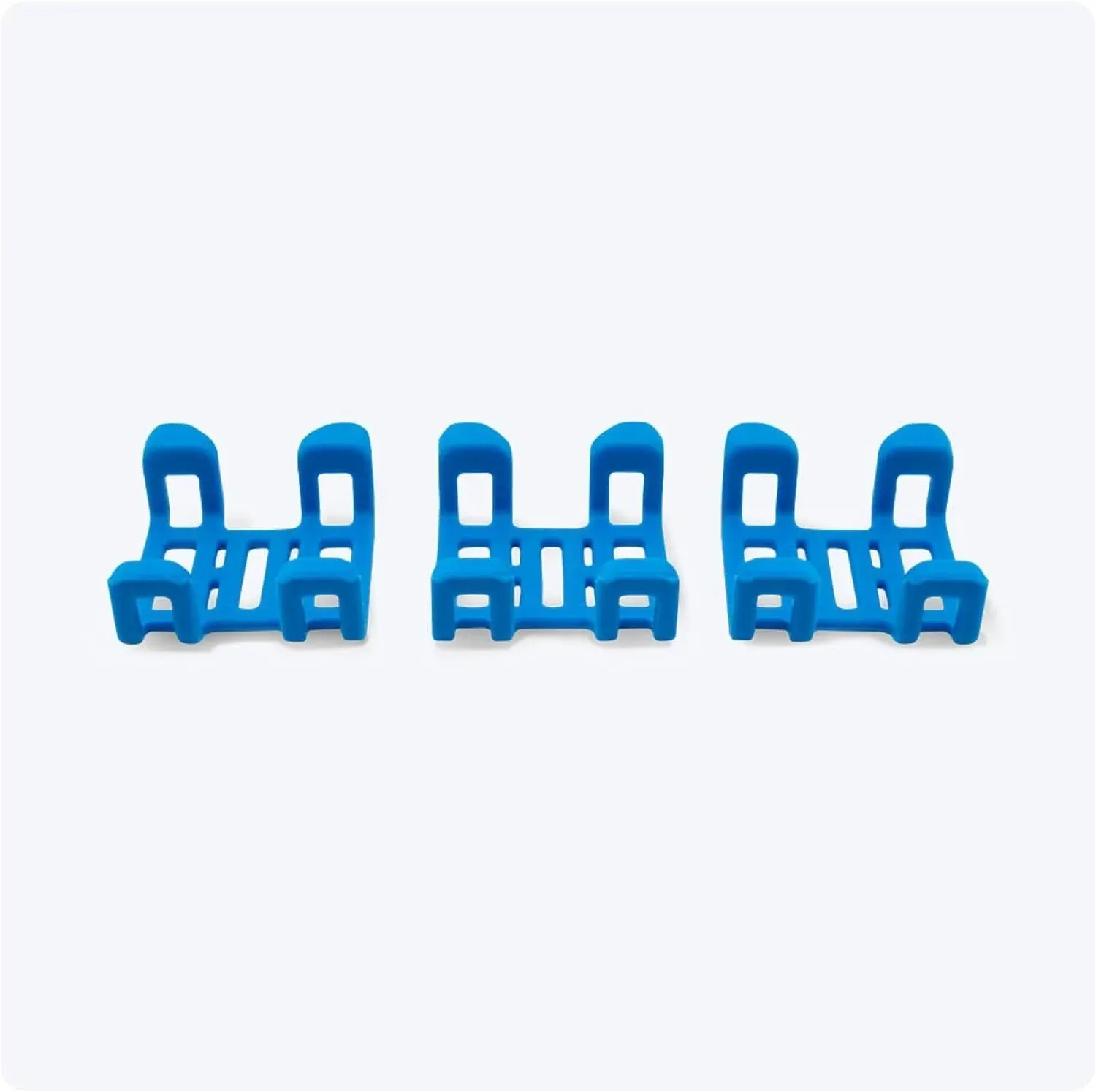 TRACTIVE Dog Rubber Clips, Blue 2.8 cm