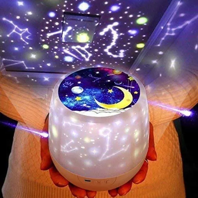 Night Lights for Kids Multifunctional Moon Star Projector Lamp (LL5)(L