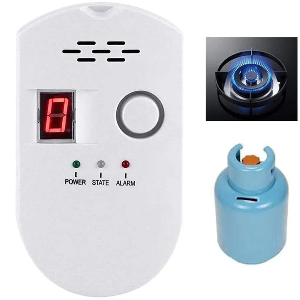 STKYGOOD Natural Gas Detector, Home Gas Alarm, Gas Leak Detector,High Sensitivity ...