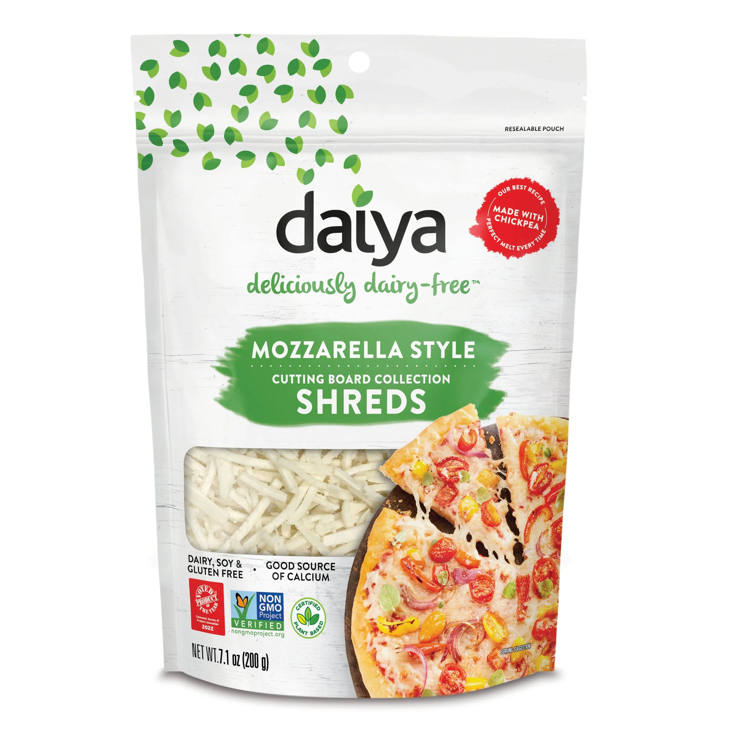 Daiya Cutting Board Collection Cheese Shreds, Mozzarella Style - 7.1 oz