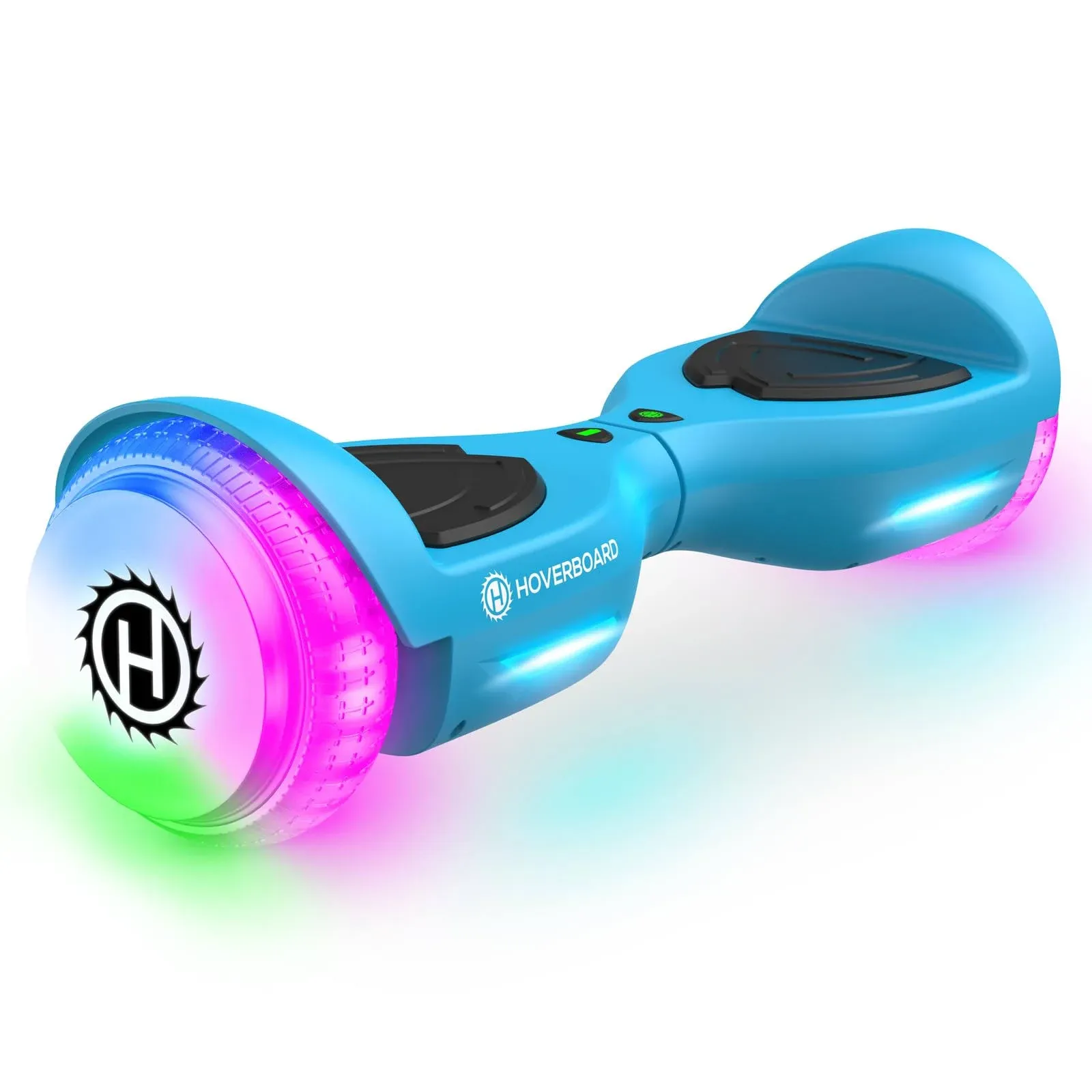 Hoverboard with Music Speaker, 6.5" LED Wheels Lights Self Balancing Scooter, Max 5/6 Miles Range & 6.2mph Powered by Dual 200W/250W Motor, UL2272 Certified, Hover Board Present for Kids