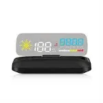 wiiyii Car HUD C5, Head-Up Display, OBDII &amp; GPS Scanner, Vehicle Speed, Fuel ...