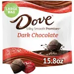 DOVE PROMISES Dark Chocolate Candy Individually Wrapped Bulk Pack( 43.07 oz, 150 Piece) Bag