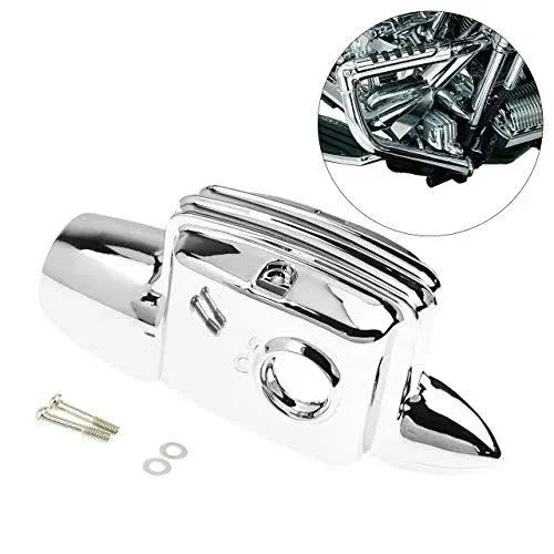 Chrome Rear Brake Master Cylinder Cover Fit for Harley FLHT FLHX FLHR 2008-2020