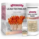 Lead Testing Kit - Lead Paint Test - 30 Test Swabs for Paint and Dishes