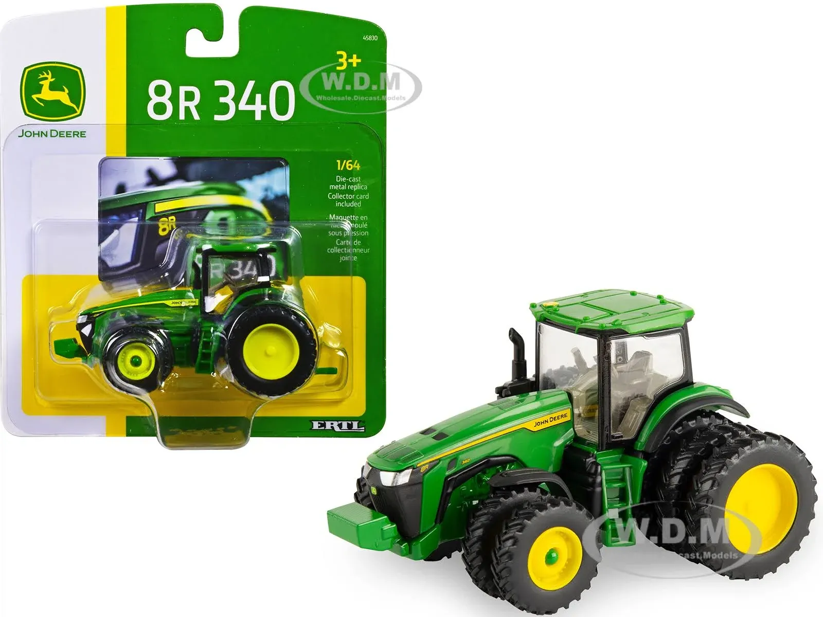 John Deere 8R 340 1:64 Tractor with Triples