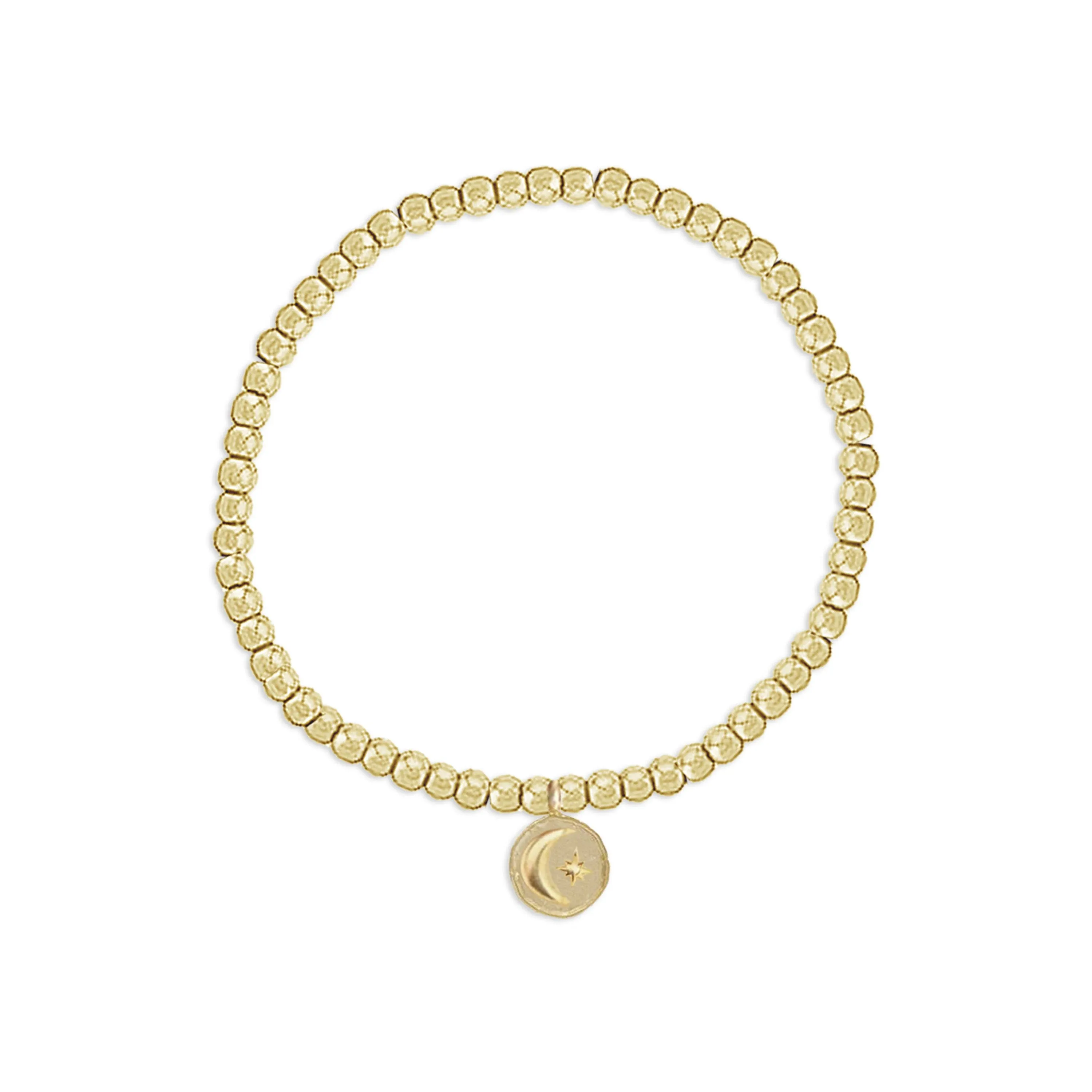 Puravida Moon Metal Stretch Bracelet